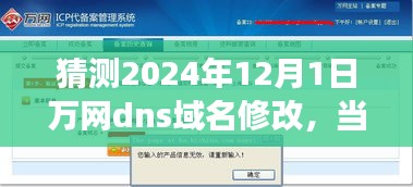 当域名遇上生日，万网dns域名修改续写温馨故事于2024年12月1日