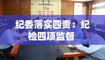 纪委落实四责：纪检四项监督 