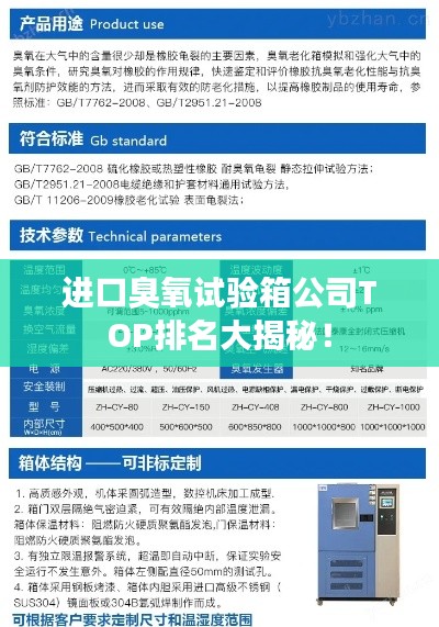 进口臭氧试验箱公司TOP排名大揭秘！
