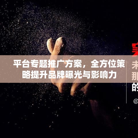 平台专题推广方案，全方位策略提升品牌曝光与影响力