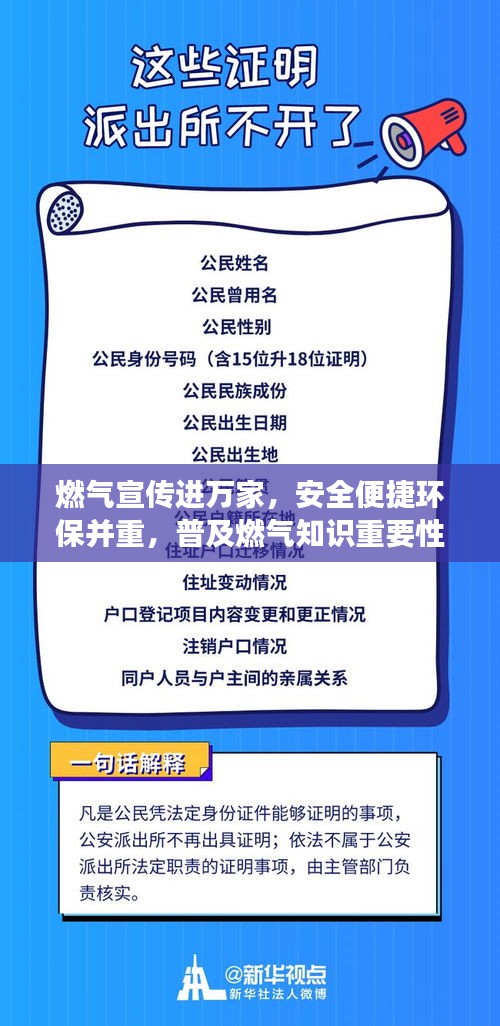 燃气宣传进万家，安全便捷环保并重，普及燃气知识重要性解读