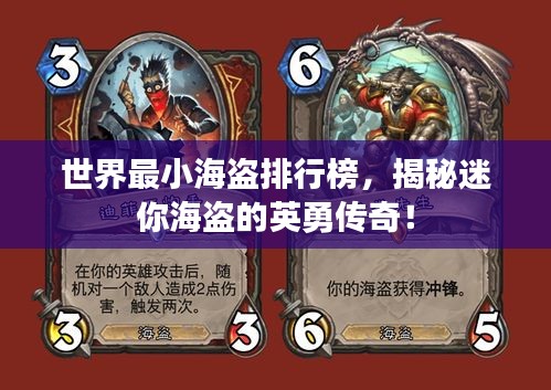 世界最小海盗排行榜，揭秘迷你海盗的英勇传奇！
