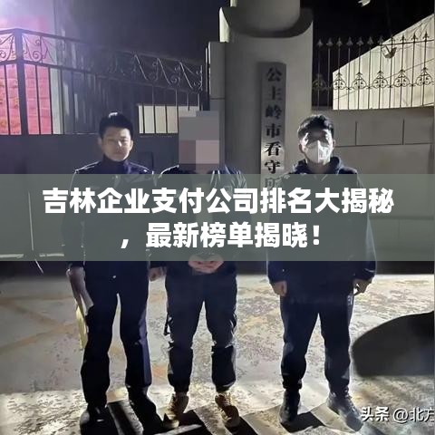 吉林企业支付公司排名大揭秘，最新榜单揭晓！