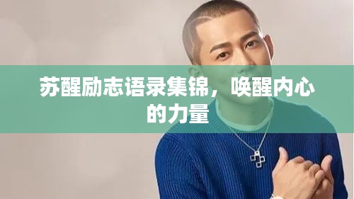 苏醒励志语录集锦，唤醒内心的力量