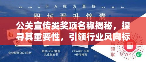 公关宣传类奖项名称揭秘，探寻其重要性，引领行业风向标