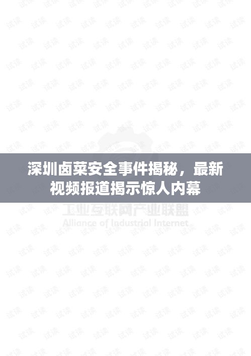 深圳卤菜安全事件揭秘，最新视频报道揭示惊人内幕