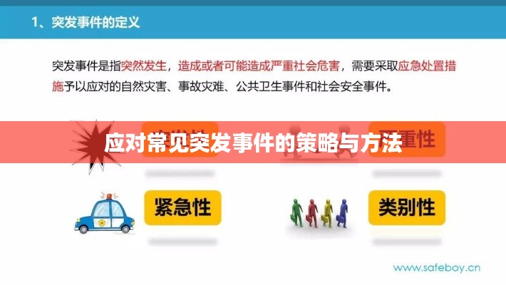 应对常见突发事件的策略与方法