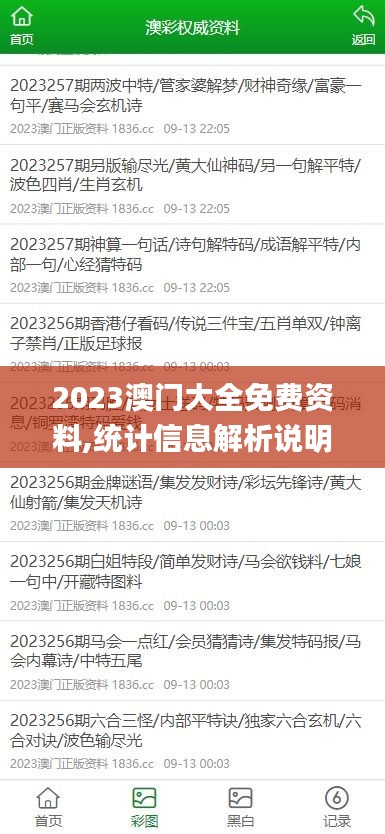 2023澳门大全免费资料,统计信息解析说明_PhabletLEB5.63