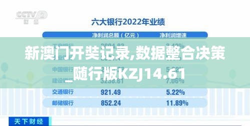 新澳门开奘记录,数据整合决策_随行版KZJ14.61