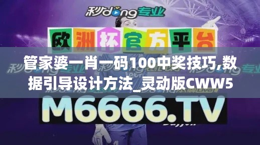 管家婆一肖一码100中奖技巧,数据引导设计方法_灵动版CWW5.65