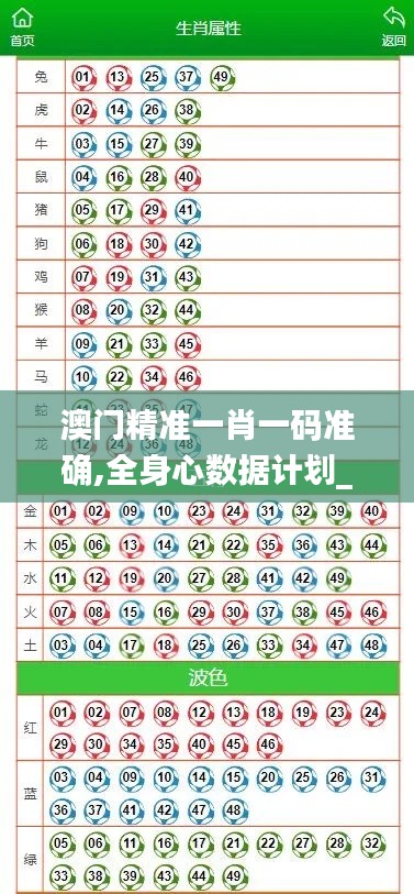 澳门精准一肖一码准确,全身心数据计划_定向版HOZ14.55