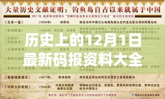 历史上的12月1日，最新码报资料多维度解读与概览