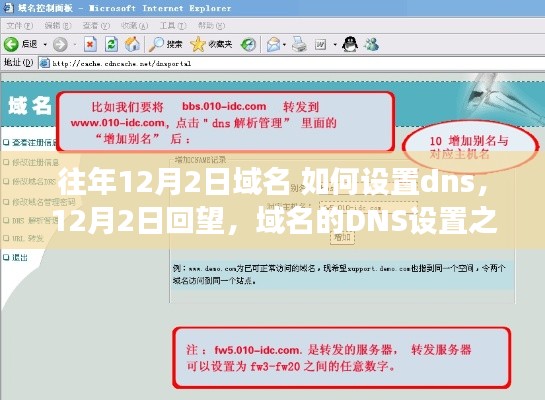 域名的DNS设置之旅，从往年12月2日的回望与设置DNS开始探索