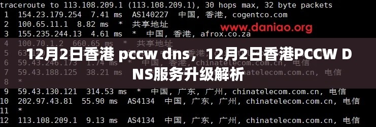 香港PCCW DNS服务升级解析及12月2日最新动态