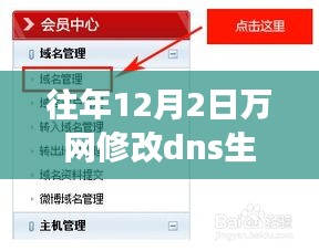 揭秘万网DNS生效时间解析背后的故事，往年12月2日DNS优化与网络连接优化历程