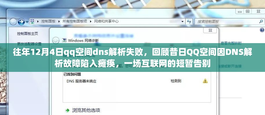 昔日DNS解析故障致QQ空间瘫痪，互联网的短暂告别