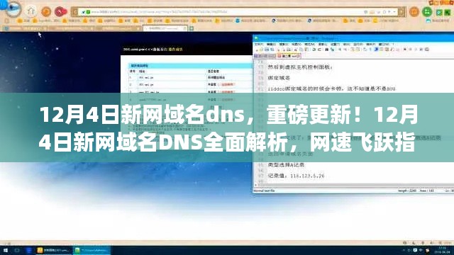 12月4日新网域名DNS重磅更新，全面解析助力网速飞跃