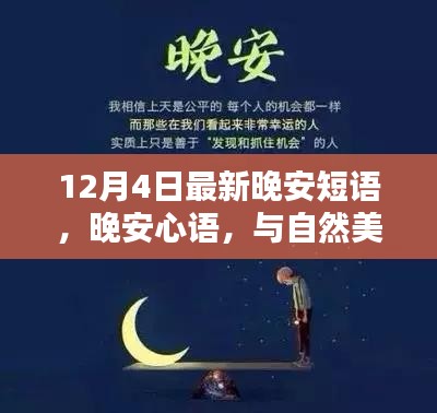 12月4日晚安短语，与自然美景共舞，寻找内心的宁静港湾