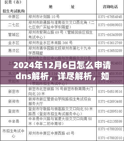 2024年DNS解析申请详解，小红书上如何申请DNS解析服务