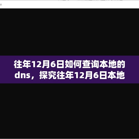 往年12月6日本地DNS查询方法与观点分析，历史查询之道探究及观点分享