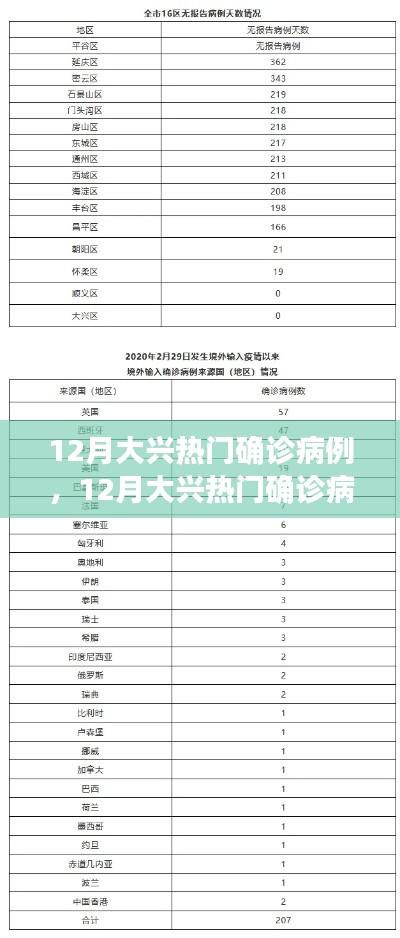 12月大兴热门确诊病例深度解析与介绍