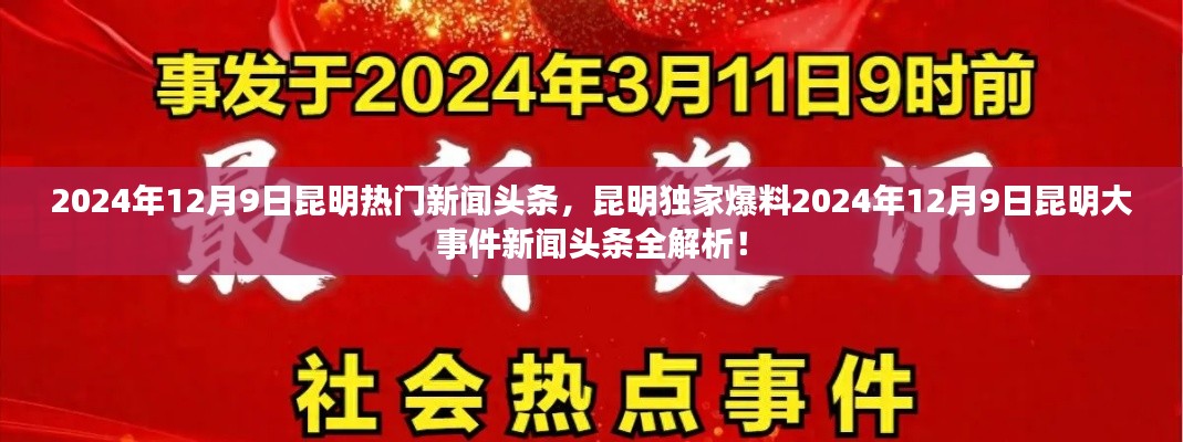 独家爆料，2024年12月9日昆明热门新闻头条全解析