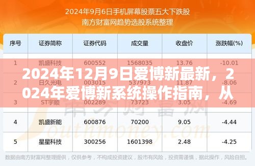 2024年爱博新系统操作指南，从入门到精通的步骤教程（最新更新）