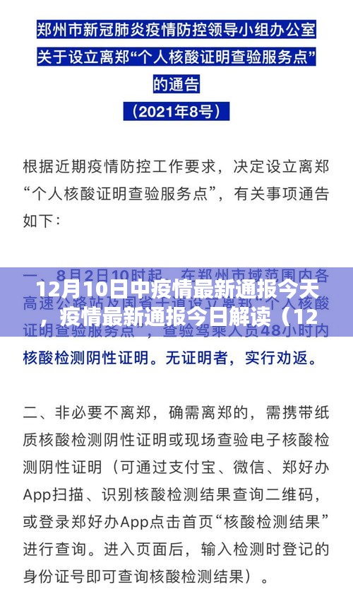 疫情最新通报解读，获取最新信息及应对任务指南（12月10日）