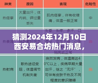 独家预测，揭秘2024年12月10日西安易合坊热门消息