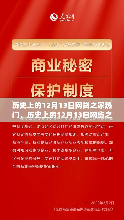 历史上的12月13日网贷之家回顾，热门事件一览