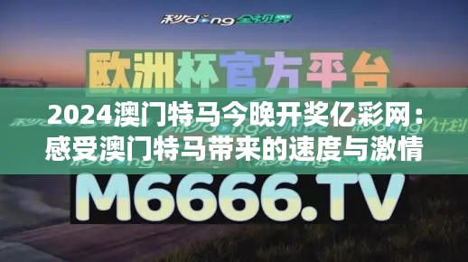 2024澳门特马今晚开奖亿彩网：感受澳门特马带来的速度与激情的碰撞