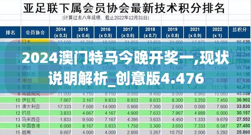 2024澳门特马今晚开奖一,现状说明解析_创意版4.476