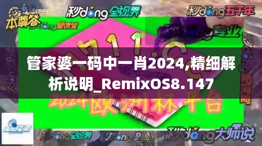 管家婆一码中一肖2024,精细解析说明_RemixOS8.147