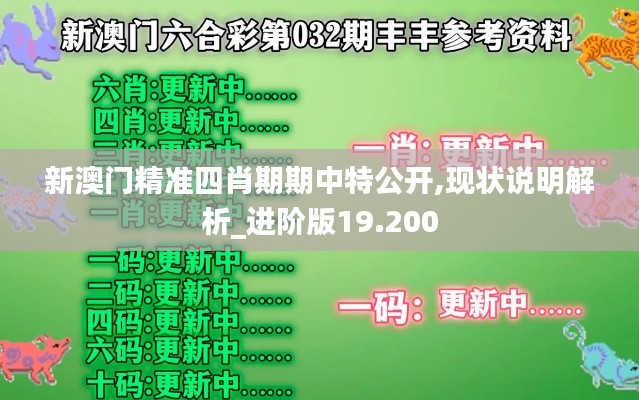 新澳门精准四肖期期中特公开,现状说明解析_进阶版19.200