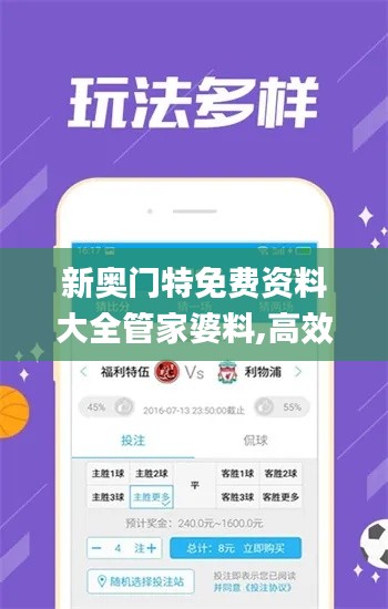 新奥门特免费资料大全管家婆料,高效方法评估_精英版9.662