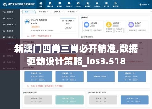 新澳门四肖三肖必开精准,数据驱动设计策略_ios3.518