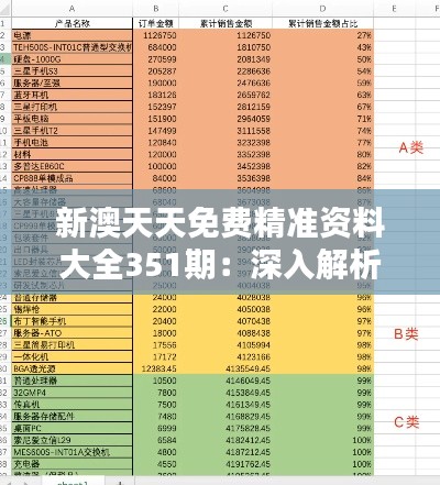 新澳天天免费精准资料大全351期：深入解析最新数据分析的价值