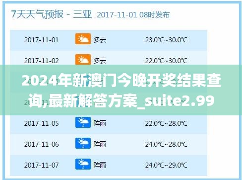 2024年新澳门今晚开奖结果查询,最新解答方案_suite2.994