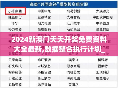 2024新澳门天天开奖免费资料大全最新,数据整合执行计划_WP14.569