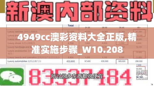 4949cc澳彩资料大全正版,精准实施步骤_W10.208