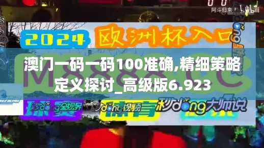 澳门一码一码100准确,精细策略定义探讨_高级版6.923