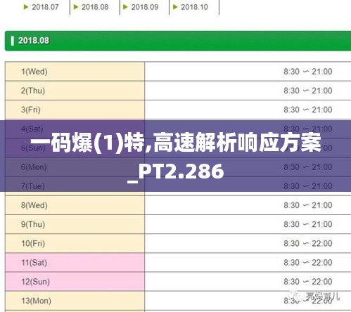 一码爆(1)特,高速解析响应方案_PT2.286