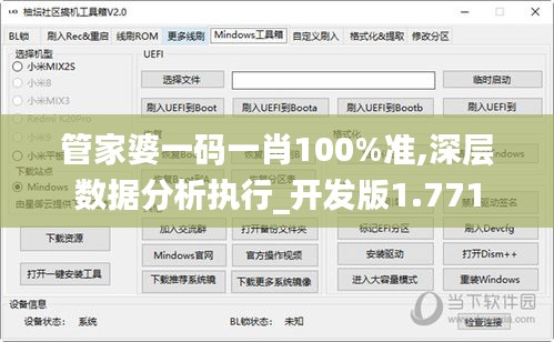 管家婆一码一肖100%准,深层数据分析执行_开发版1.771