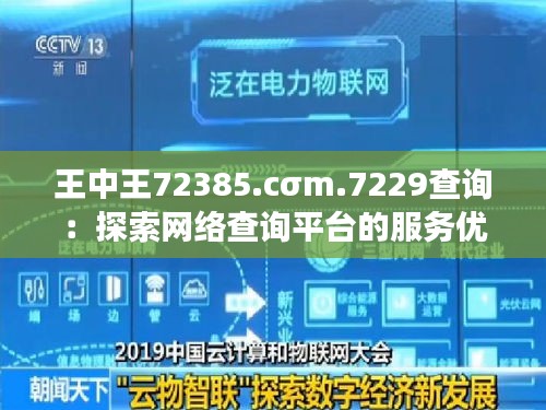 王中王72385.cσm.7229查询：探索网络查询平台的服务优势与用户反馈