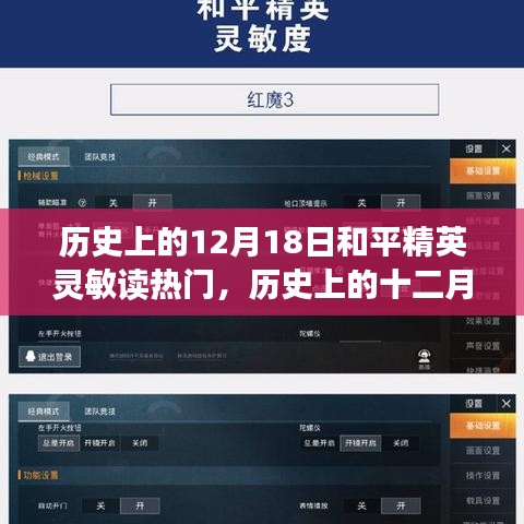 历史上的十二月十八日，和平精英灵敏度调整掀起热潮