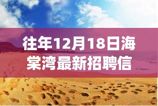 海棠湾最新招聘信息，探索自然美景之旅，启程寻找宁静港湾的宁静之旅