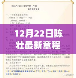 陈壮最新章程学习指南，从零开始的步骤教程（12月22日版）