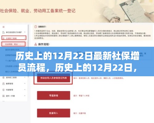 历史上的12月22日社保增员流程详解与最新操作指南