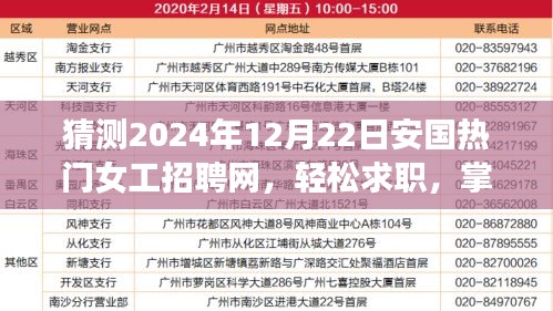 2024年安国热门女工招聘网求职攻略，轻松求职，掌握未来