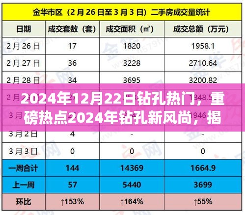 揭秘2024年12月22日钻孔新风尚，热门潮流揭秘与独特设计趋势